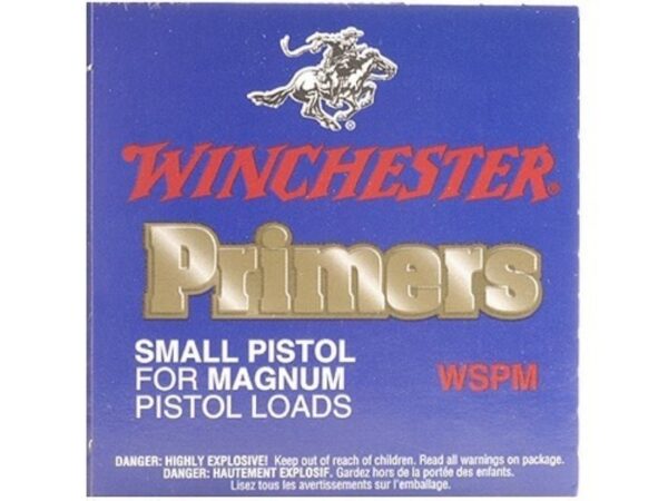 winchester small pistol magnum primers